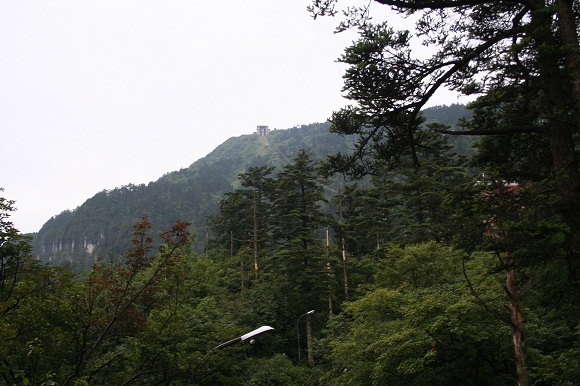 峨眉山索道(ロープウェイ）